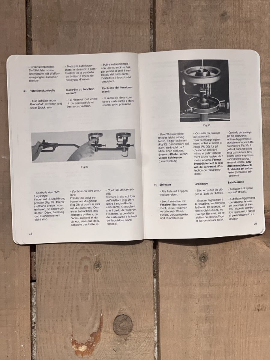 Cuisines complètes: Benzin Vergaser Brenner – D'occasion à Gunzwil par vintage-bazaar