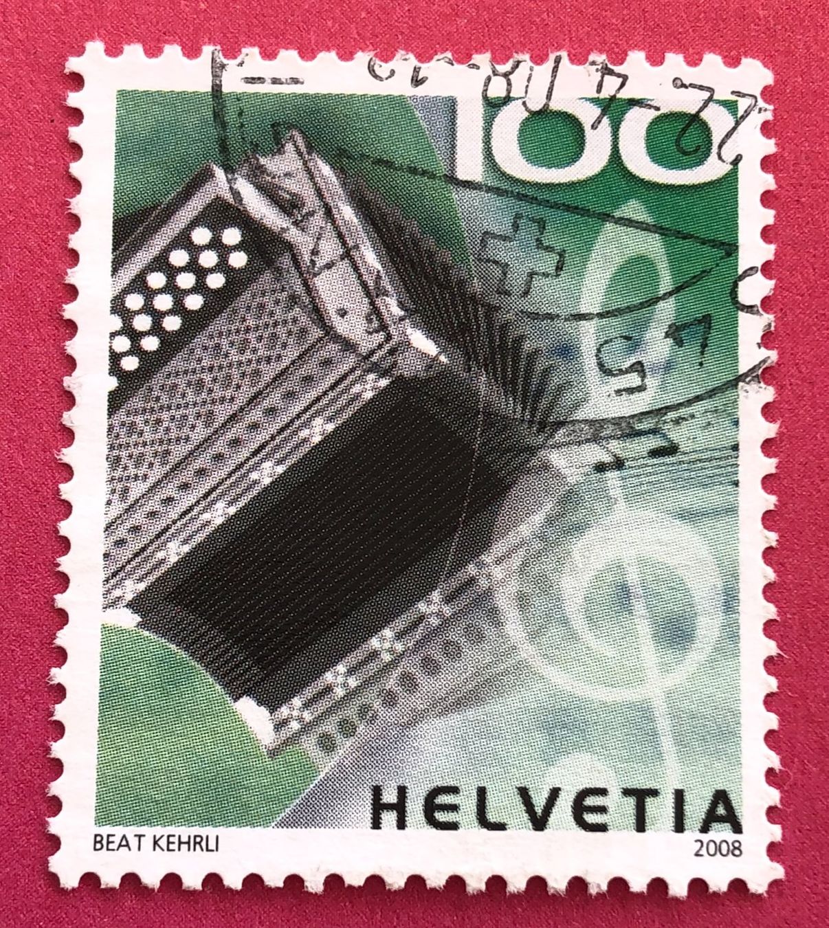 Tutti i francobolli: Nr.1268 Volksmusik GESTEMPELT 2008    – Usato da Aarau venduto da Billa007