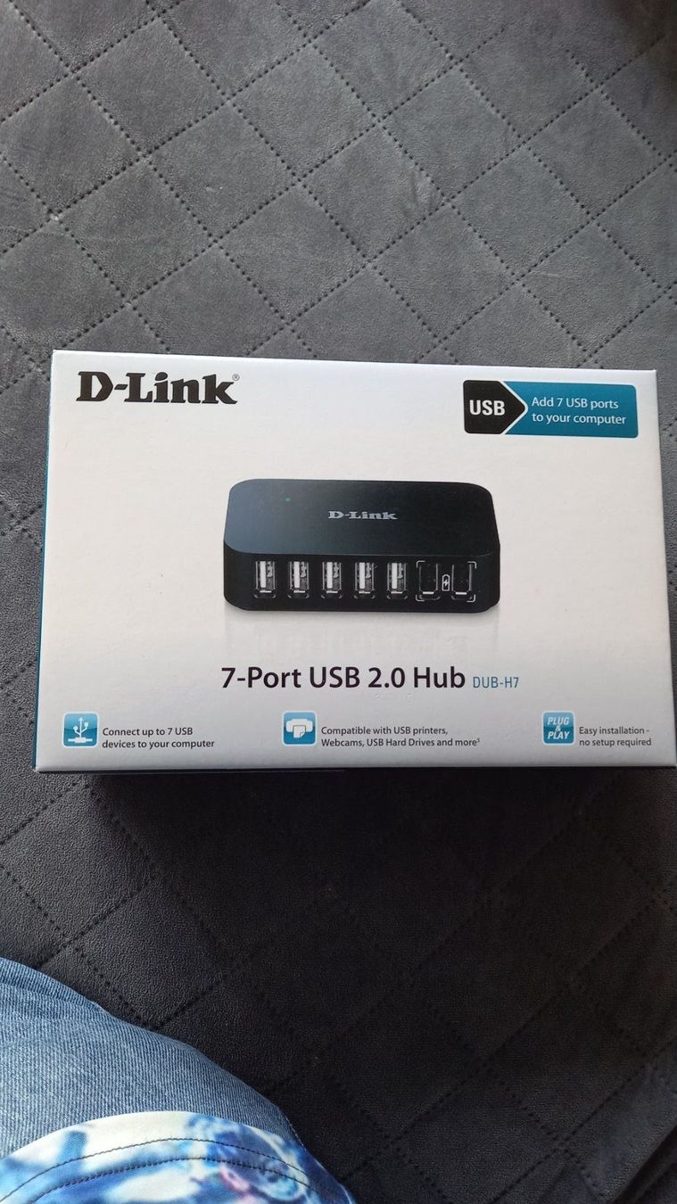 Modems & Router: d-link 7 port usb 2.0 hub dub h7 – Neu und originalverpackt aus Wohlen AG von poliziotto008