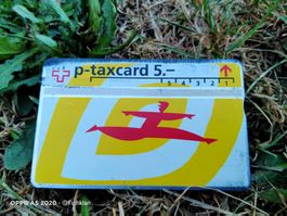 TAXCARD Telefon Karte PTT / Räumung Flohmarkt