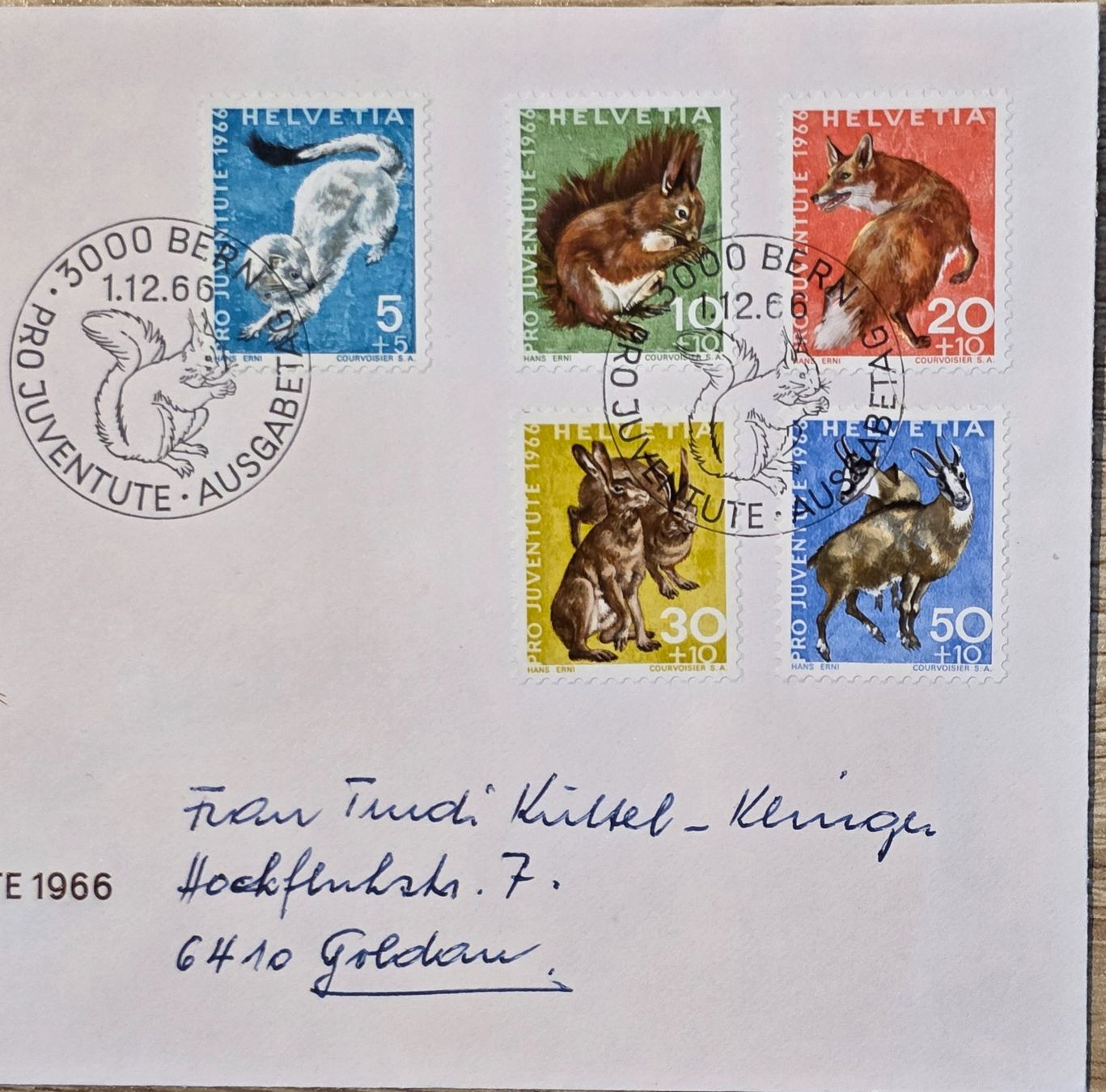 Tutti i francobolli: Suisse Pro Juventute First Day 1966 – Usato da Rohrbach venduto da lod_m58r 2