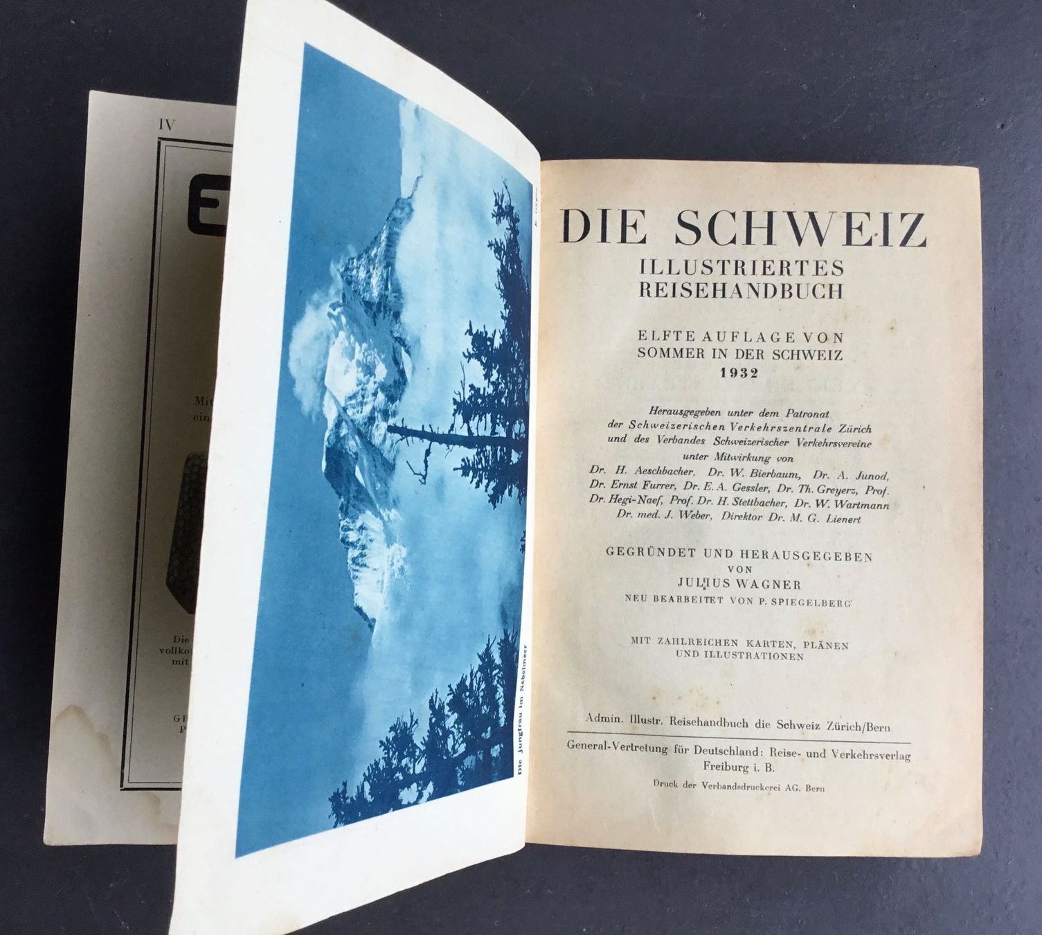 Bücher: Die Schweiz, Reisehandbuch 1932, mit div.Karten – Gebraucht aus Eggersriet von Wiese61 4