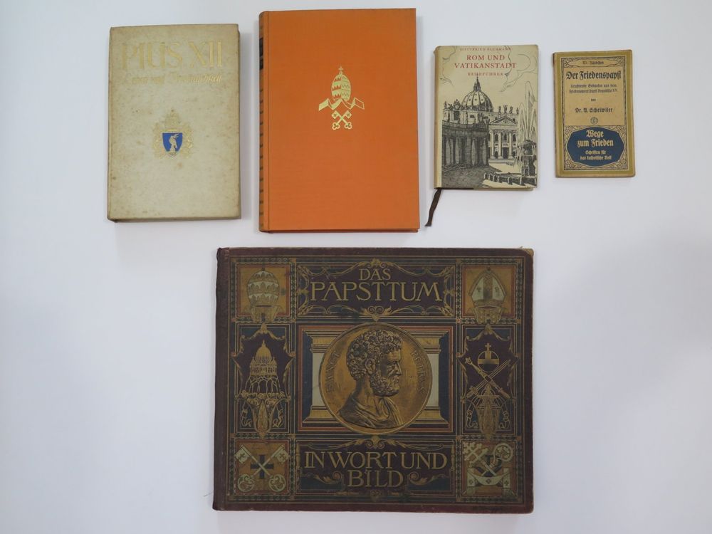 Livres: Rom - Papst - Papsttum - Konvolut 5 Bücher - 1913 - 1949 – D'occasion à Zwingen par Tigertimmi