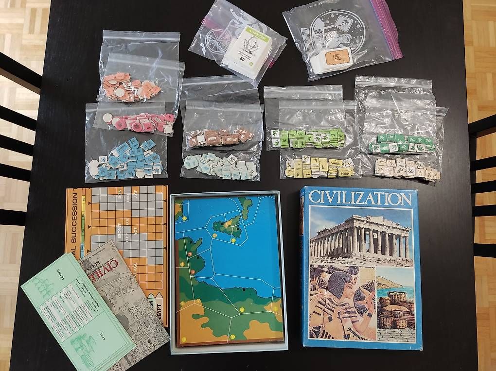 Spiele: Civilization, Brettspiel, Jeu de société, Board game – Gebraucht aus Basel von giacomoalbenga 3
