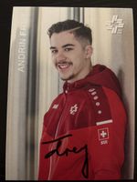 Andrin Frey Autogrammkarte signiert Turner