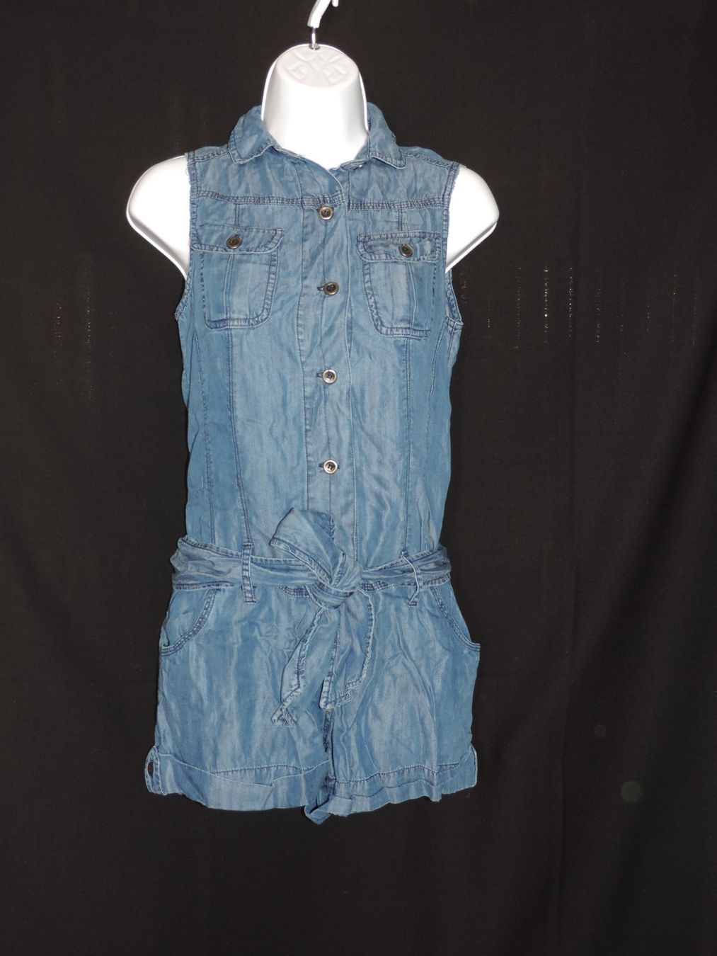 Tute: jumpsuit jeans foncé Camaïeu – Usato da Genève venduto da Axelle333 3