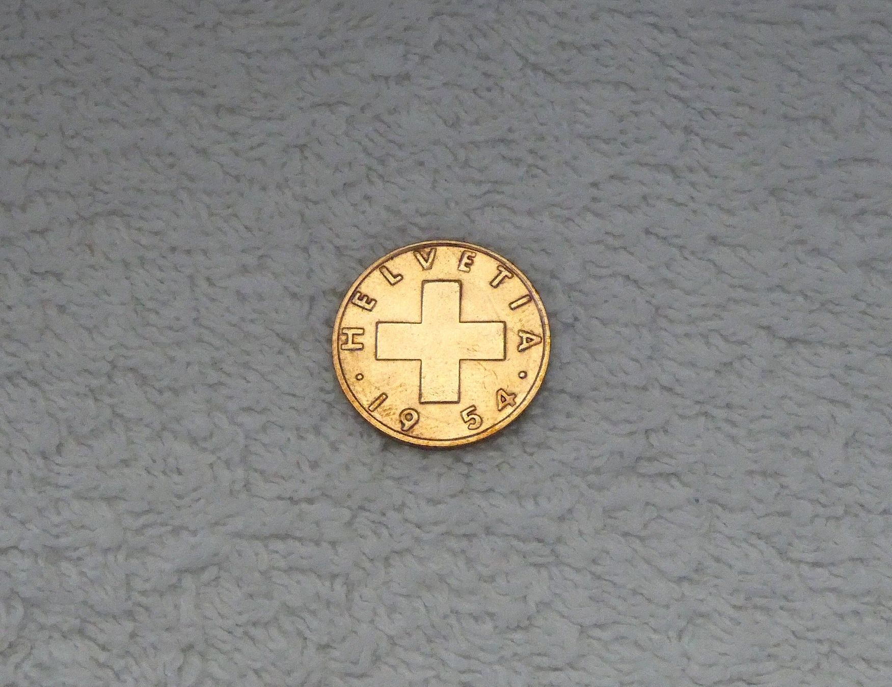 Tutti le monete: 2 centimes/rappen 1954 – Usato da Nyon venduto da Ilmi09 1