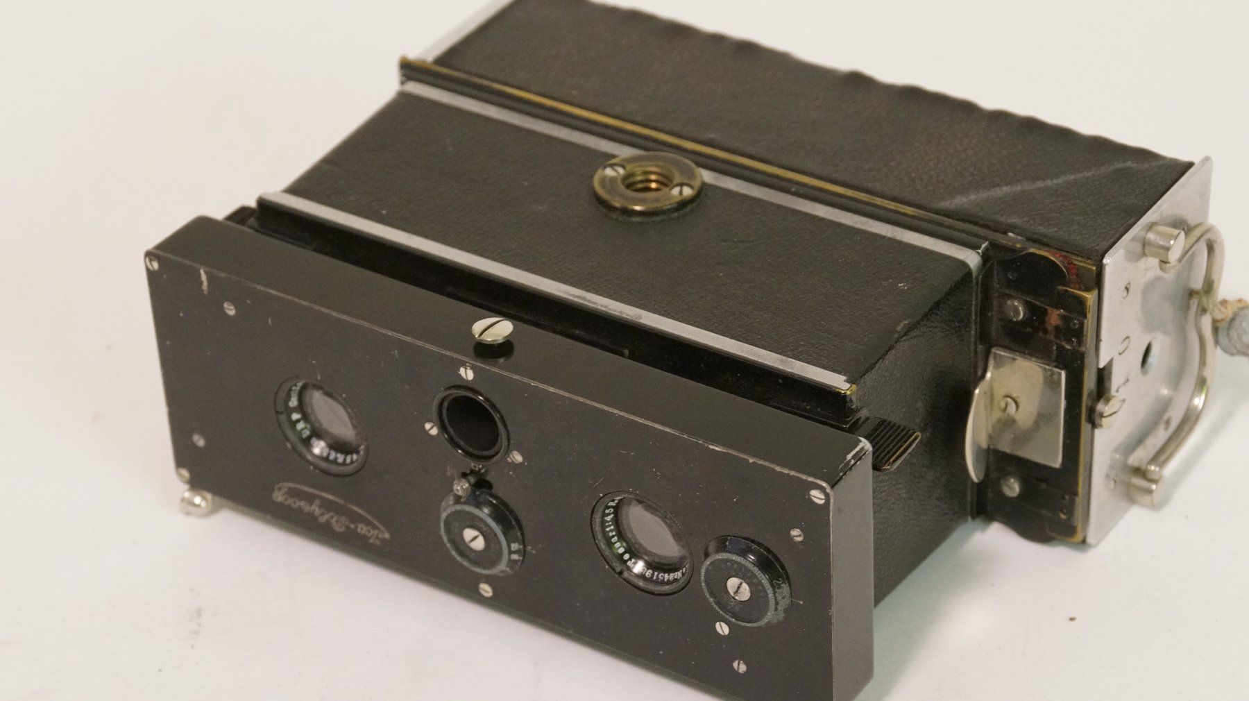 Fotocamera: JCA stereo Polyscop 606/1 mit Wechselkass. und Zeiss Tessar – Usato da Wohlenschwil venduto da steyr185 3