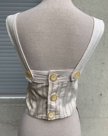 Superbes top et jaquette vintage CLAUDE VALERIE écru t.36