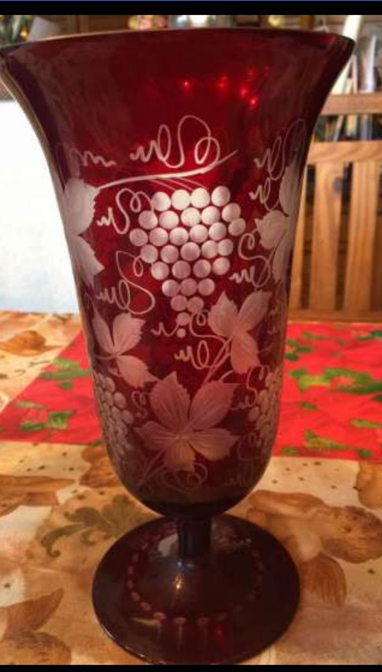 Vasi & Recipienti: Vase cristal de bohème – Nuovo (secondo la descrizione) da Rennaz venduto da Loraccar