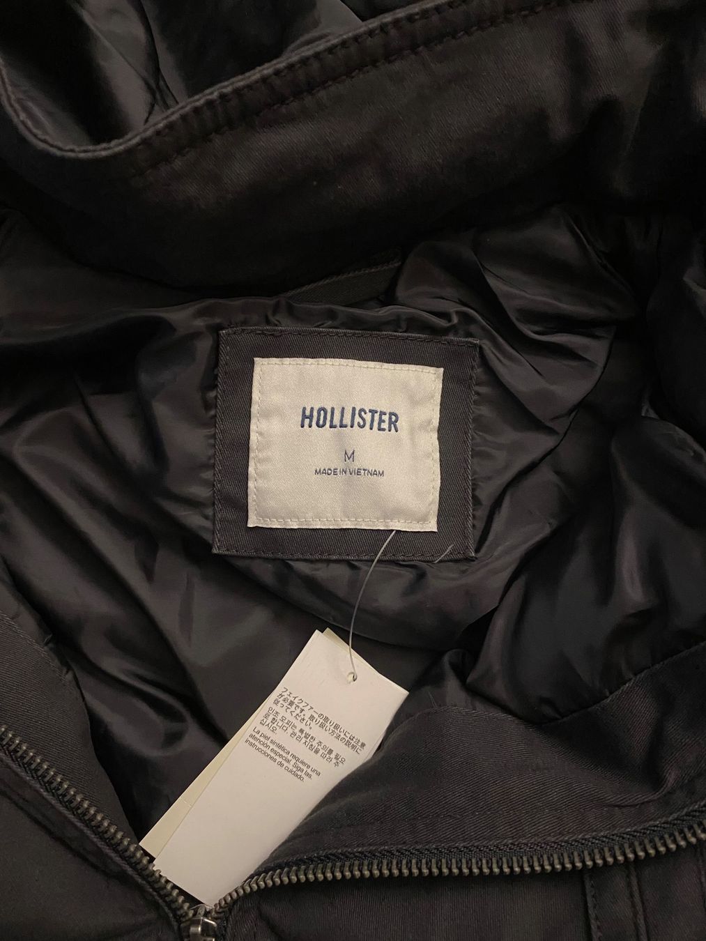 Hollister Giacche: Hollister Peyton Twill-Jacke, Anthrazit – Nuovo e nell'imballaggio originale da Liebefeld venduto da ano_tc7y 3
