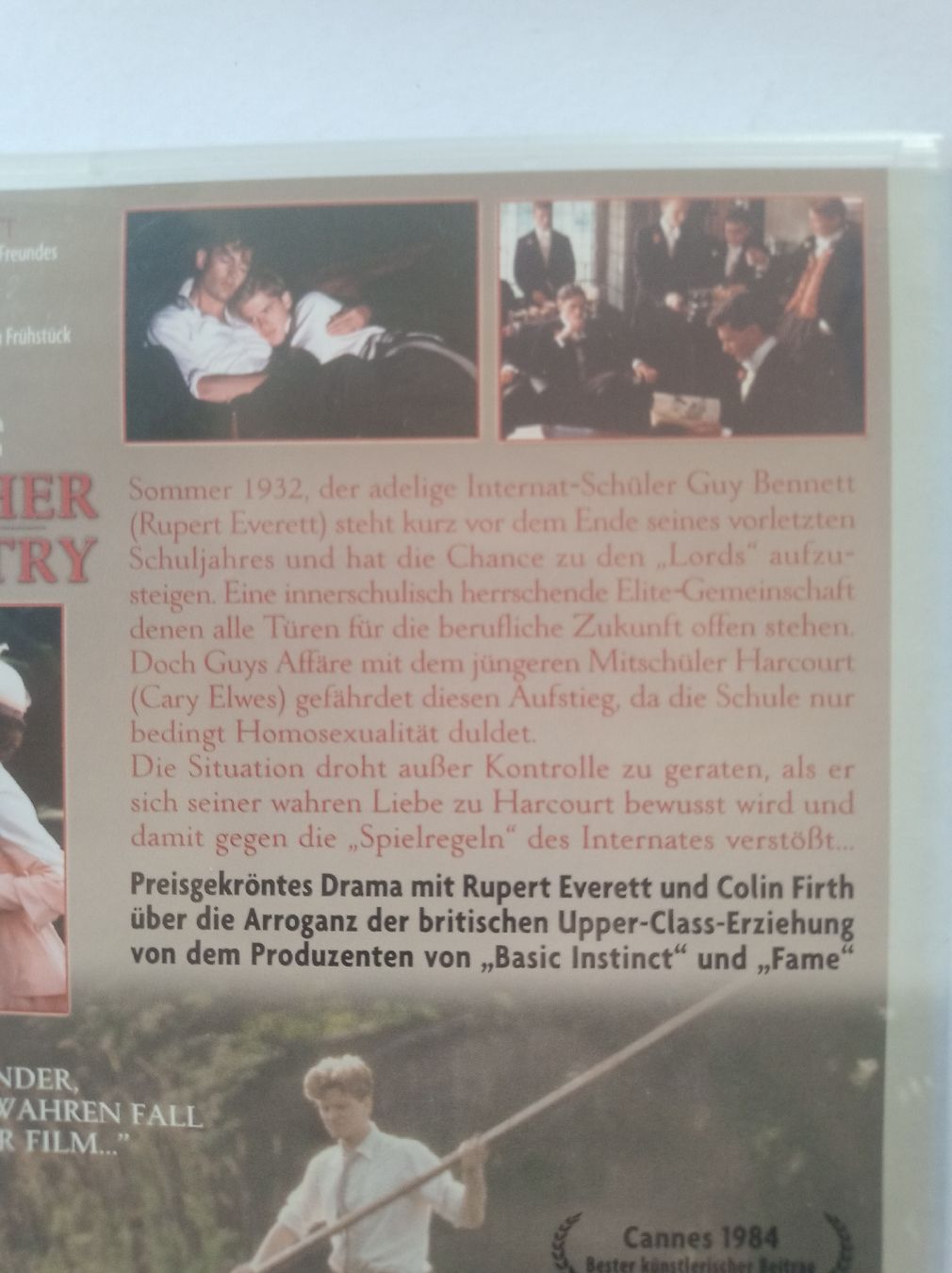 Tutti i DVDs: Another Country DVD mit Rupert Everett - Top Zustand! – Usato da Tann venduto da Veebee6 2