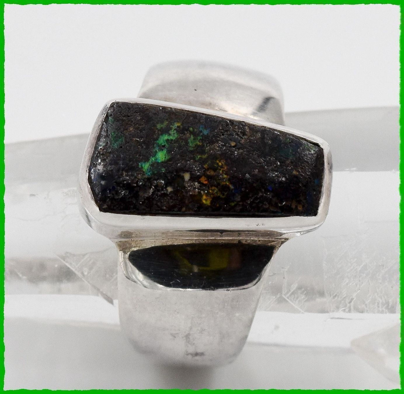 Anelli: ♛ Boulder-Opal 925 Silberring – Nuovo e nell'imballaggio originale da Oberglatt ZH venduto da Hot-Spot 2