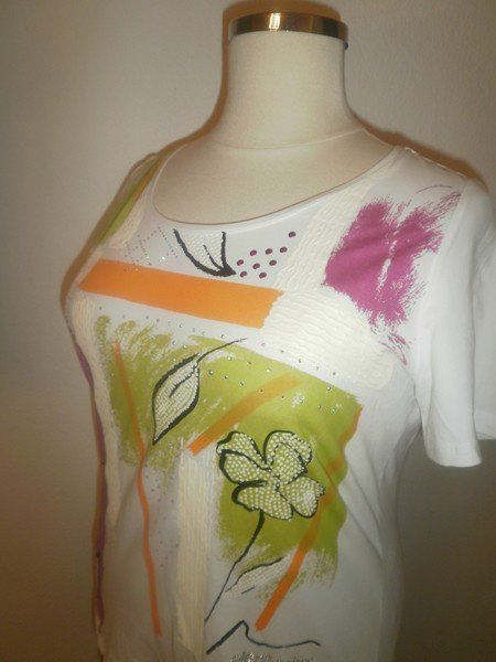 T-shirt: T-shirt blanc coton T. 50 – Nuovo (secondo la descrizione) da Marin-Epagnier venduto da Madja 1