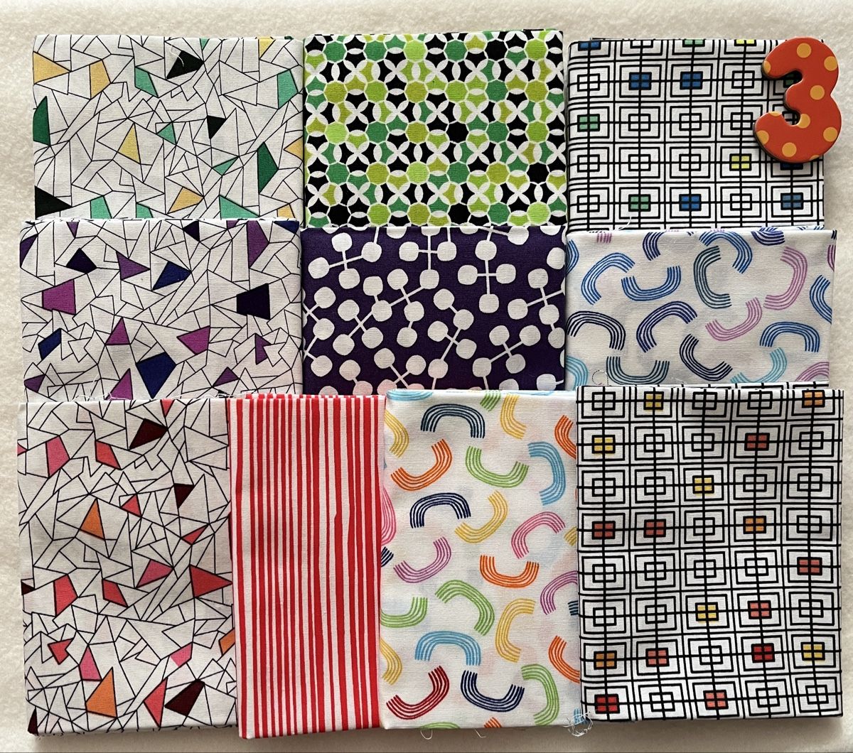 Stoffe: Patchworkstoffe Set3 10FQ – Neu (gemäss Beschreibung) aus Seuzach von KreativmitStoff