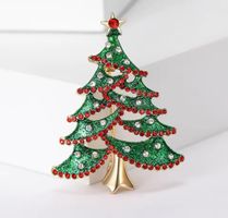 Brosche/ Anhänger ( 2 in 1) Christbaum/ Weihnachtsbaum