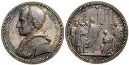 Rom, Leo XIII., Silbermedaille AN XXIII (1900), Holy Year