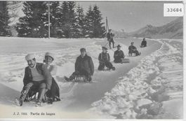 Partie de luges - Schlittenpartie