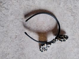 Süsser Haarreif mit Leopardenmuster Schleife
