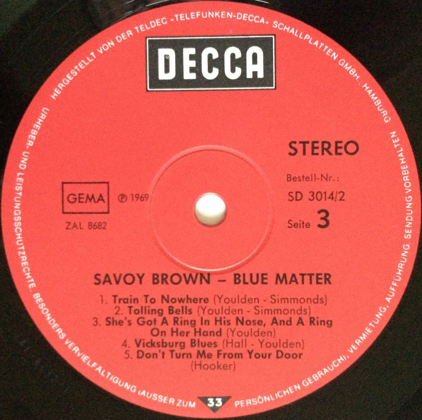 Dischi in vinile: SAVOY BROWN - A STEP FURTHER / BLUE MATTER – Usato da Bottens venduto da hotter-than-hell 3