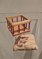 Laufstall aus Holz von Bodo Hennig für Puppenhaus