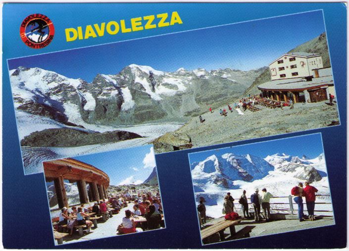 Ansichtskarten: Diavolezza - 3 Bild AK – Gebraucht aus Binningen von Mountainrider