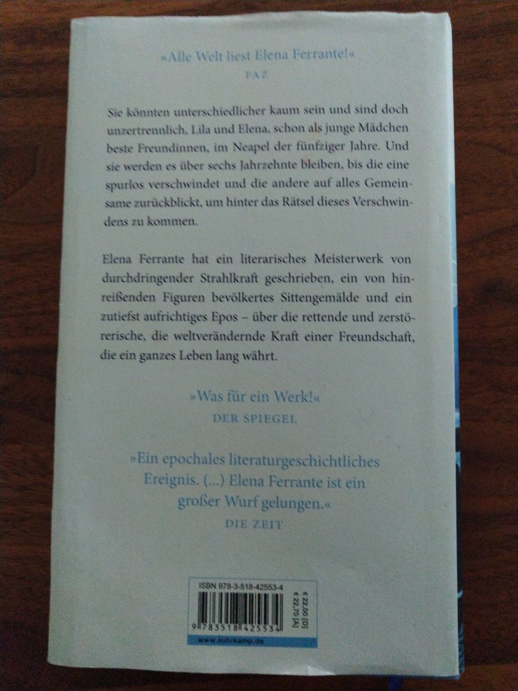 Bücher: Elena Ferrante - Meine geniale Freundin – Gebraucht aus Bergdietikon von Tanne_10 1