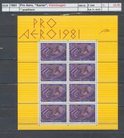 1981 Pro Aero, "Ikarier", Kleinbogen, ** postfrisch