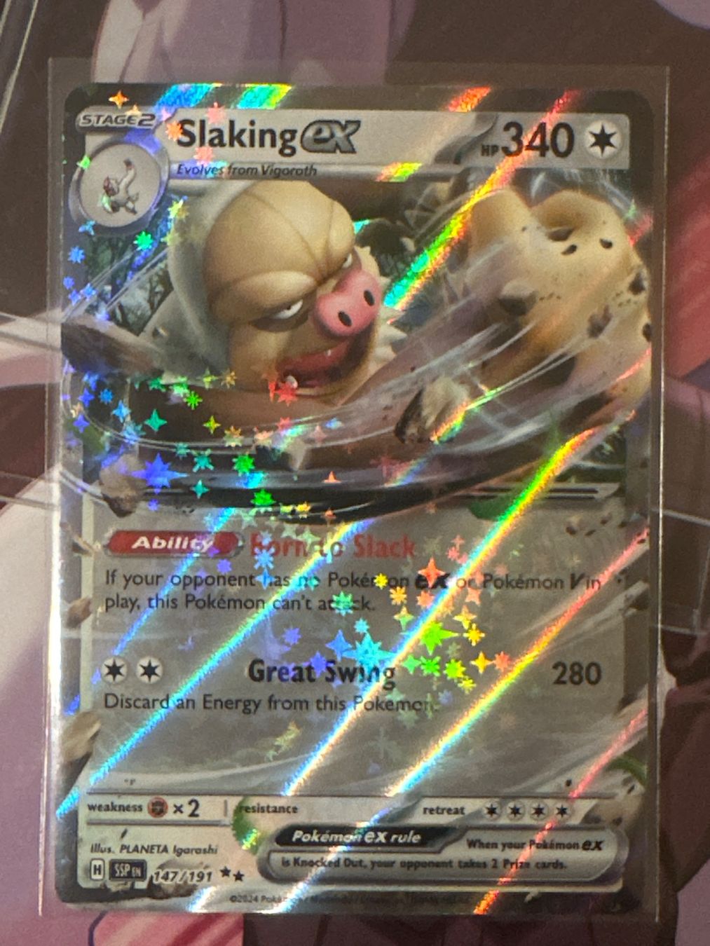 Pokémon Carte collezionabili: Pokemon Karte - Slaking ex 147/191 – Nuovo (secondo la descrizione) da Zürich venduto da saviccc