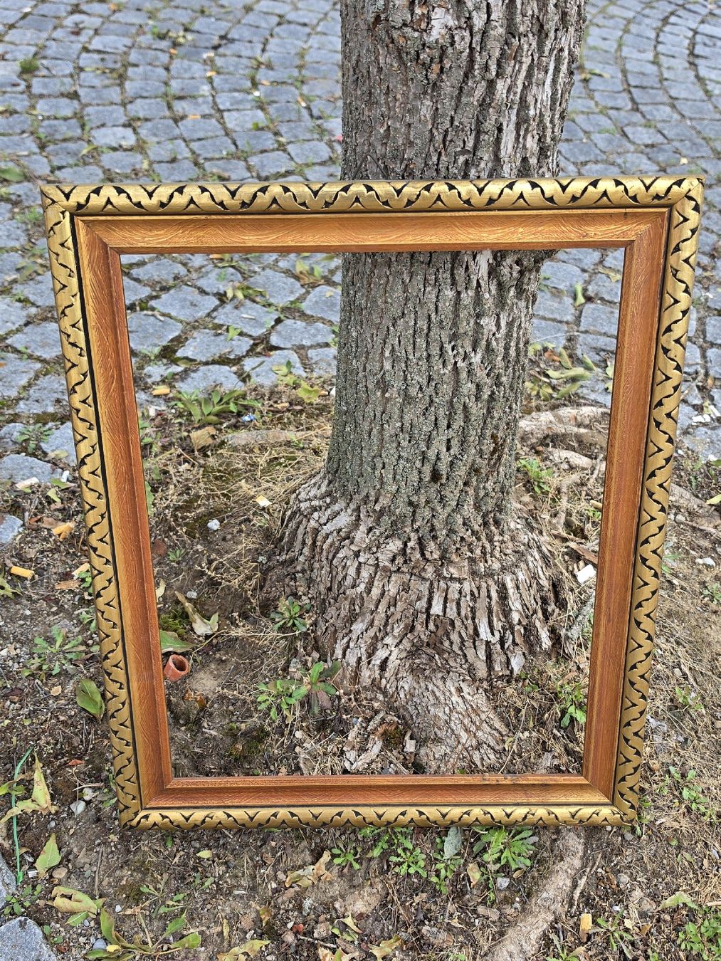 Cadres de tableaux: Bilderrahmen Gold  Holz neuwertig.  – D'occasion à Mettlen par elios0888 5