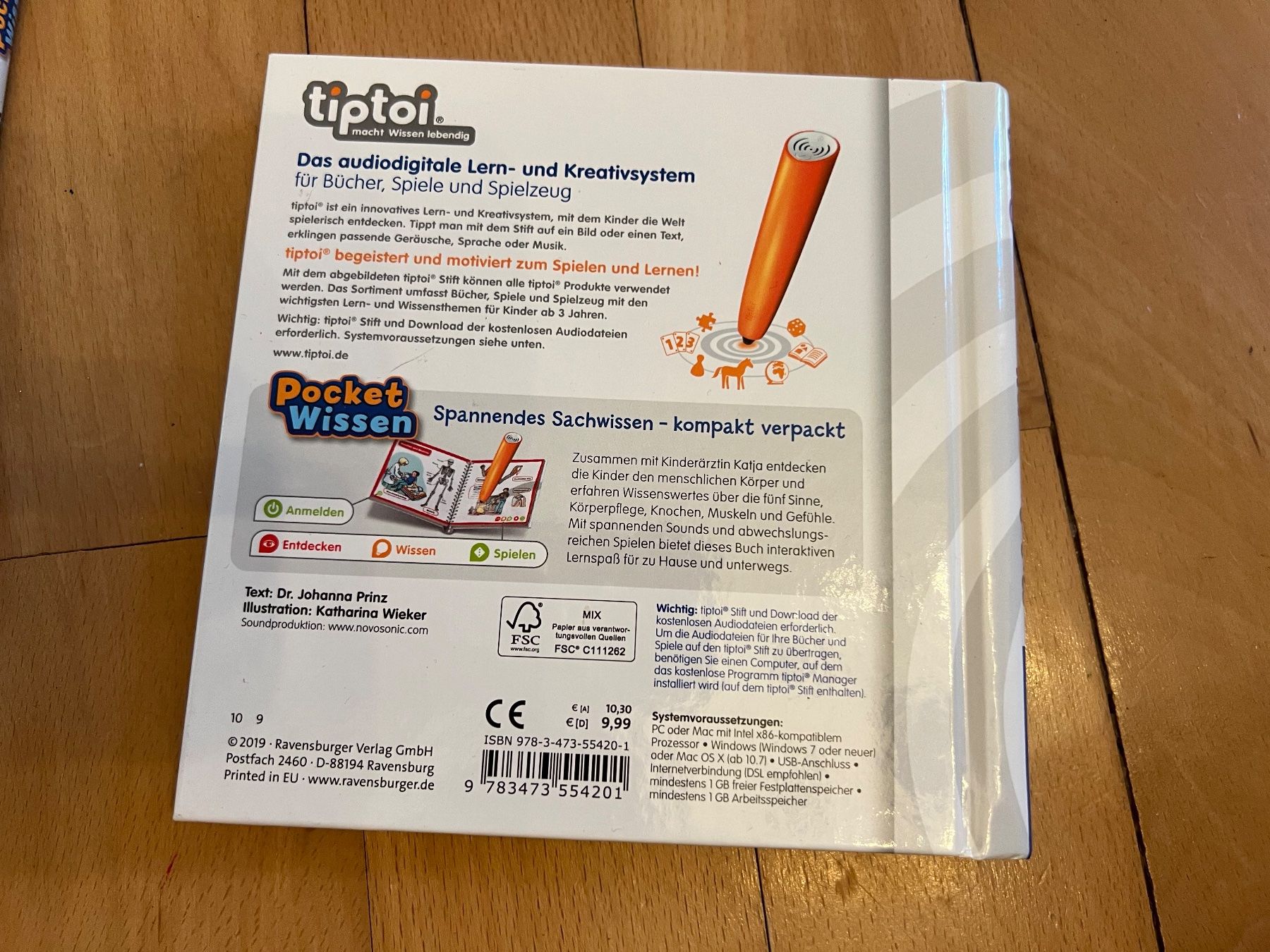 Audiolibri: Tiptoi  Buch Pocket Wissen Körper – Usato da Zürich venduto da Claudia2206 1