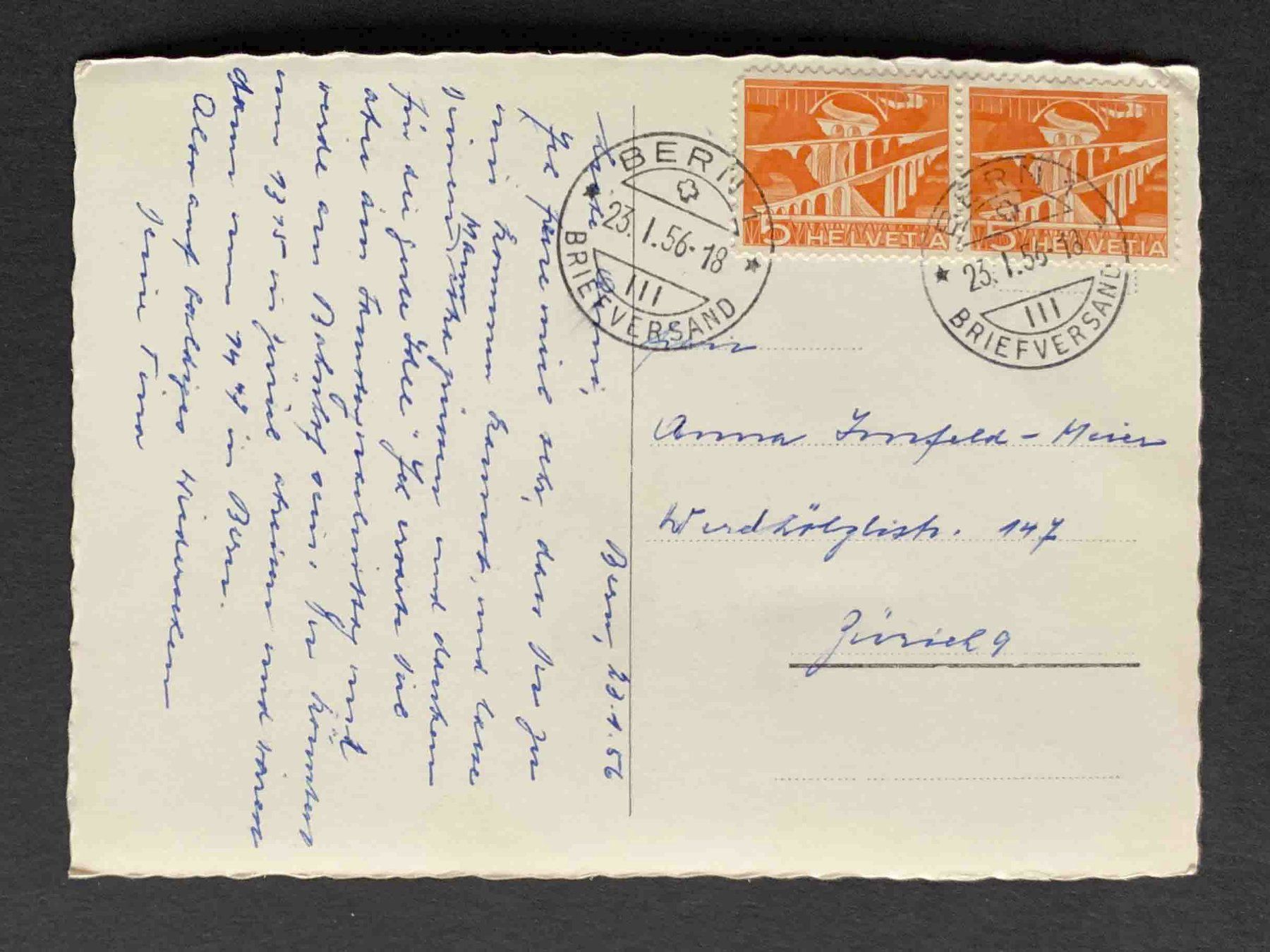 Cartoline postali: AK Bern Kesslergasse mit Münster – Usato da Goldau venduto da artelier1 1