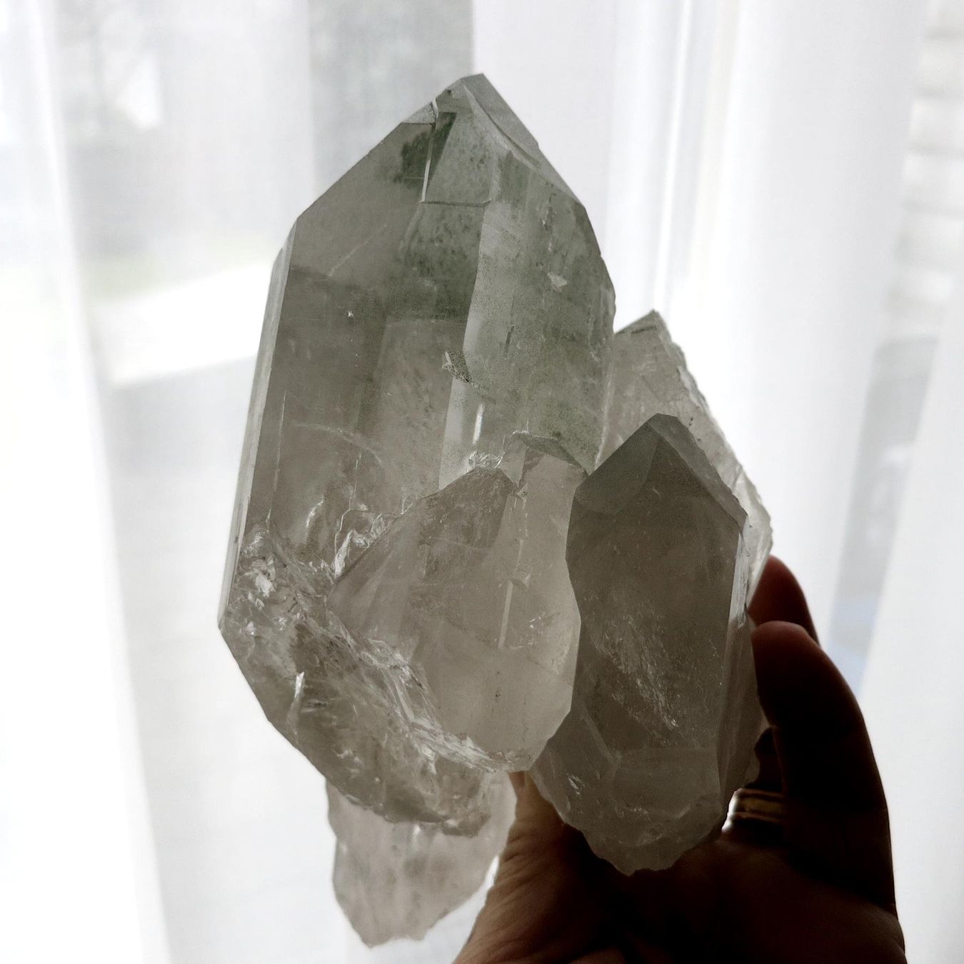 Minerali & Pietre curative: Grosse Quarzstufe, Göscheneralp UR, Eigenfund – Usato da Steinhausen venduto da Kristall022 6