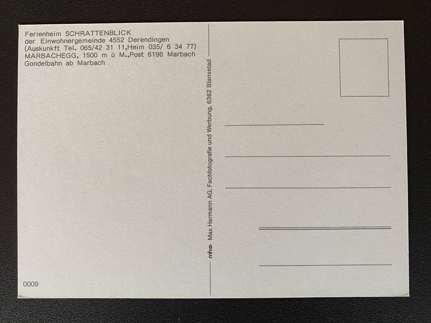 Cartoline postali: AK MARBACHEGG LU - Ferienheim Schrattenblick – Nuovo (secondo la descrizione) da deitingen venduto da popcorn02 1