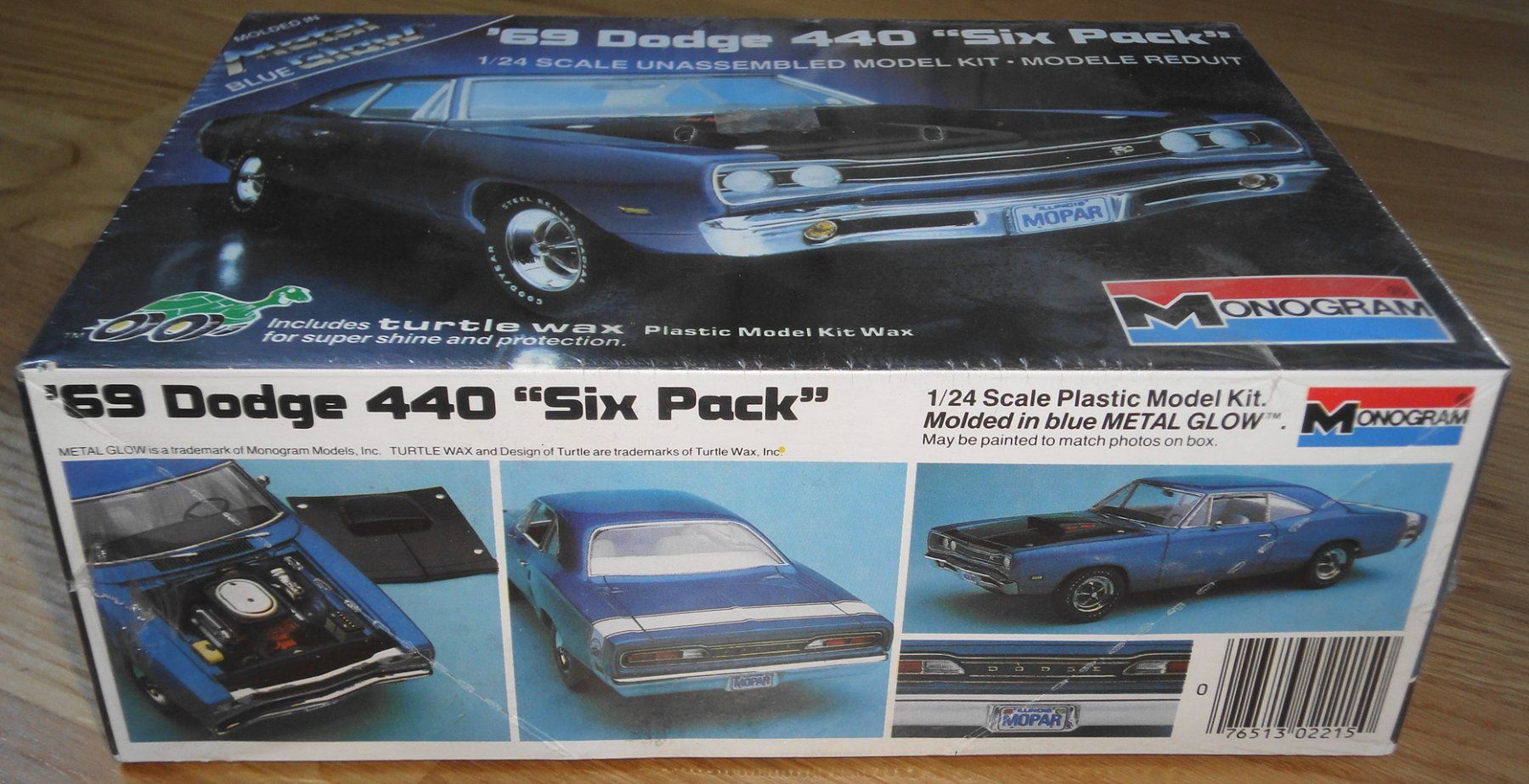 Dodge Modellini d'auto: MONOGRAM '69 DODGE SUPER BEE 440 SIX PACK TURTLE WAX 1/24 – Nuovo e nell'imballaggio originale da Frümsen venduto da Malibu69 1