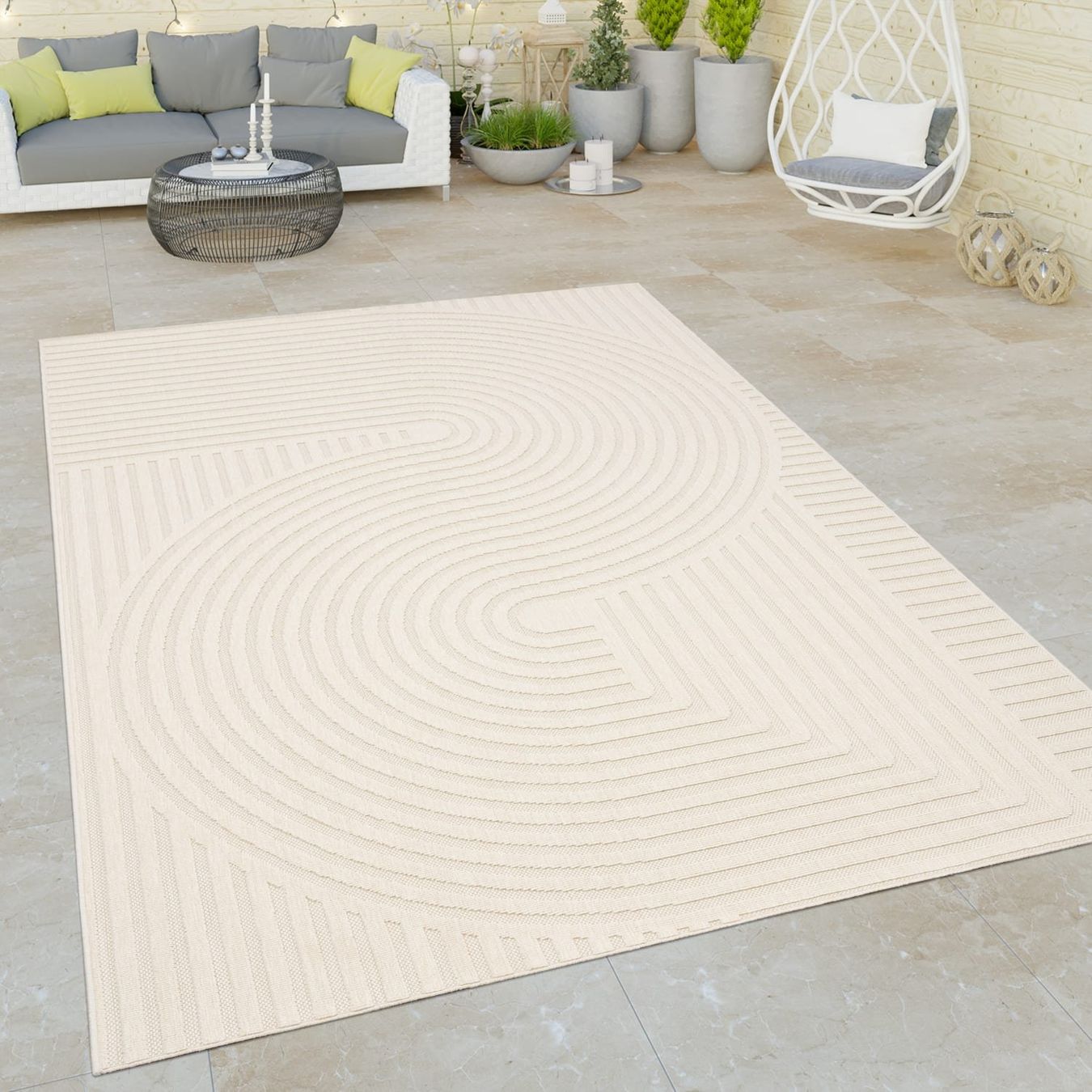Teppiche: Moderner Teppich In- & Outdoor neu Ivory – Neu und originalverpackt aus Bern von Miraitrading 1