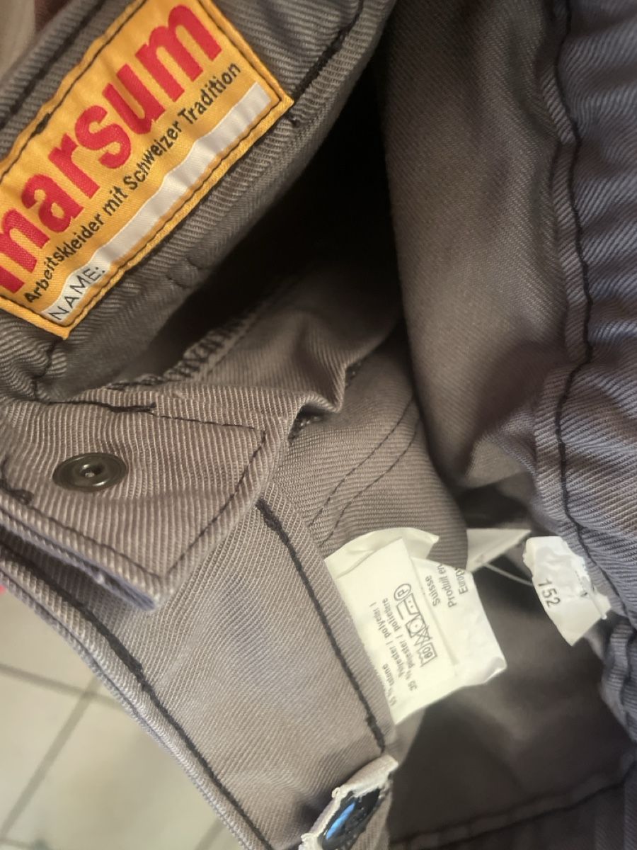 Pantaloni: Neue Marsum Arbeitshose Gr. 152 Grau-Schwarz – Nuovo (secondo la descrizione) da Obergerlafingen venduto da cabo4 2