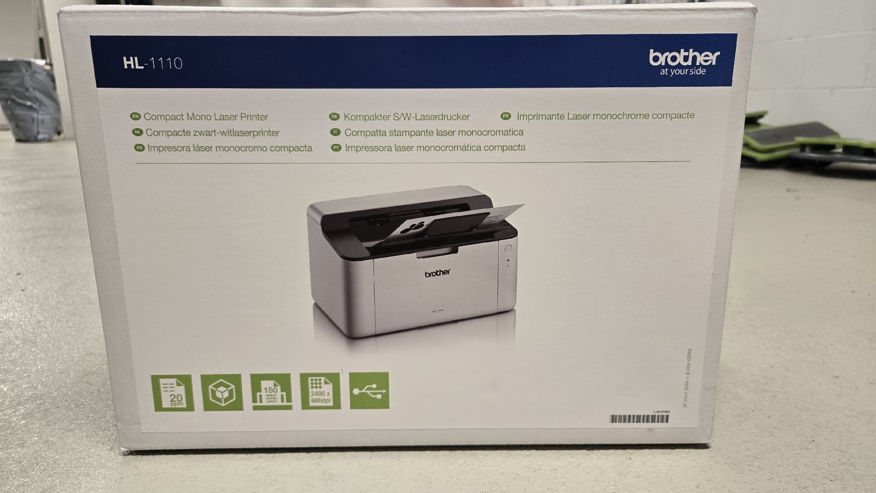Brother Stampanti: Drucker brother HL-1110 – Nuovo e nell'imballaggio originale da Rifferswil venduto da Bobble
