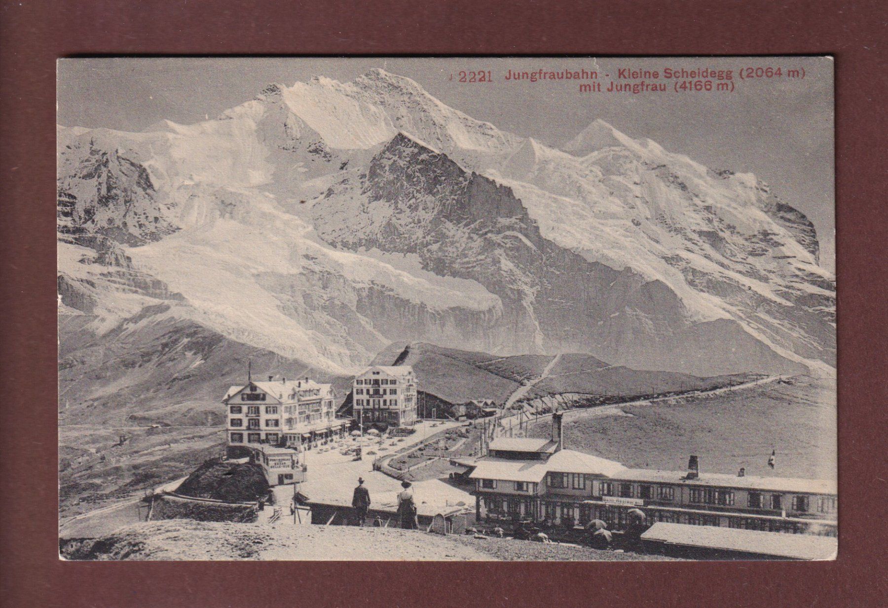 Cartoline postali: KLEINE SCHEIDEGG - Jungfrau – Usato da Pully venduto da nicecards