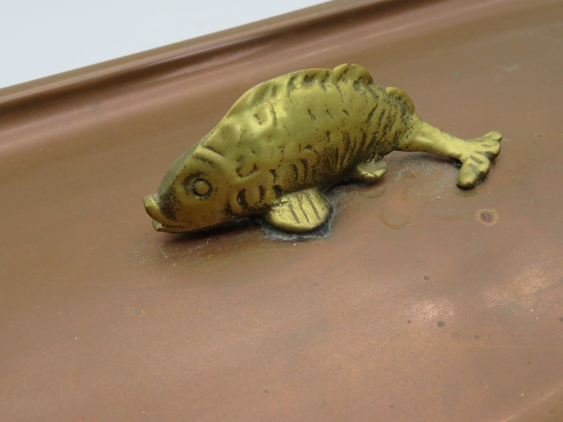 Padelle: Grosse Kupfer-Fischpfanne – Usato da Reinach BL venduto da WBZ-Flohmarkt 5