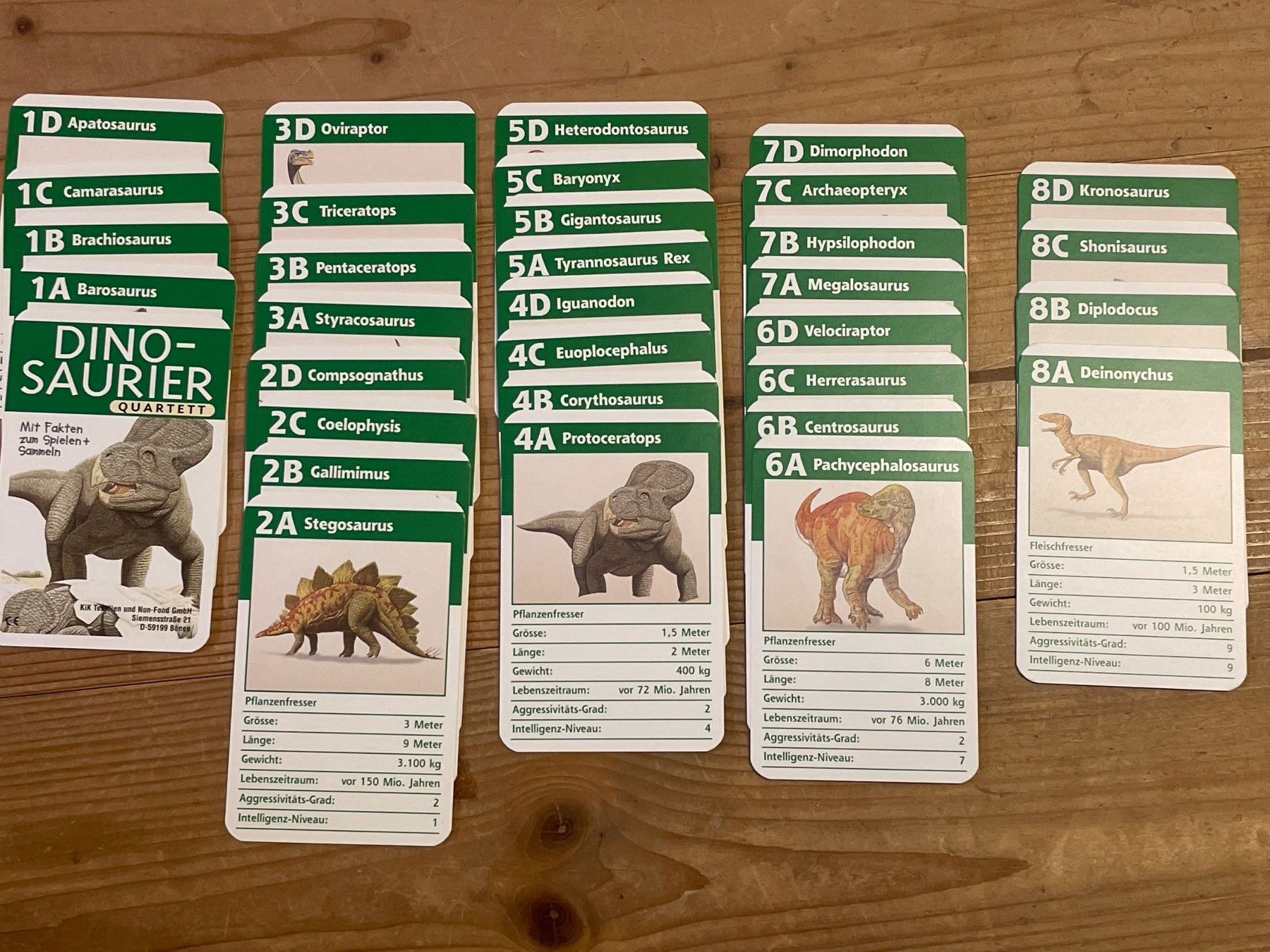 Spiele: Dinosaurier Quartett – Gebraucht aus Frasnacht von GracyStore 1