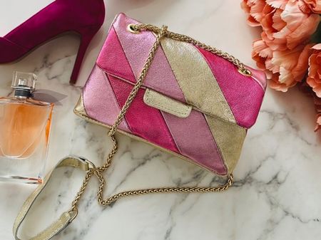 Schultertasche  "Pink"