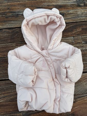 Mädchen Babyjacke zartrosa Grösse 62 Benetton gut erhalten