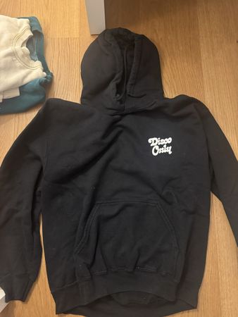 Schwarzer "Disco Only" Hoodie, Grösse M, Top Zustand!