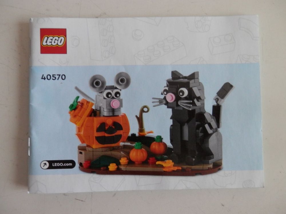 Bauanleitung zu LEGO 40570 Halloween Cat & Mouse NEU (Neu (gemäss ...