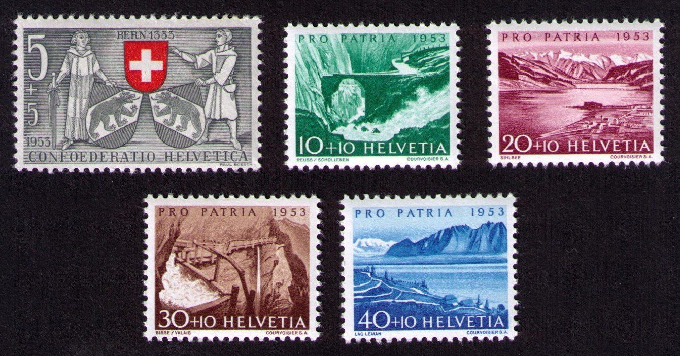 Tutti i francobolli: 1953_B61-65_PRO PATRIA 53_Serie ** – Nuovo (secondo la descrizione) da Marthalen venduto da Ch_quality