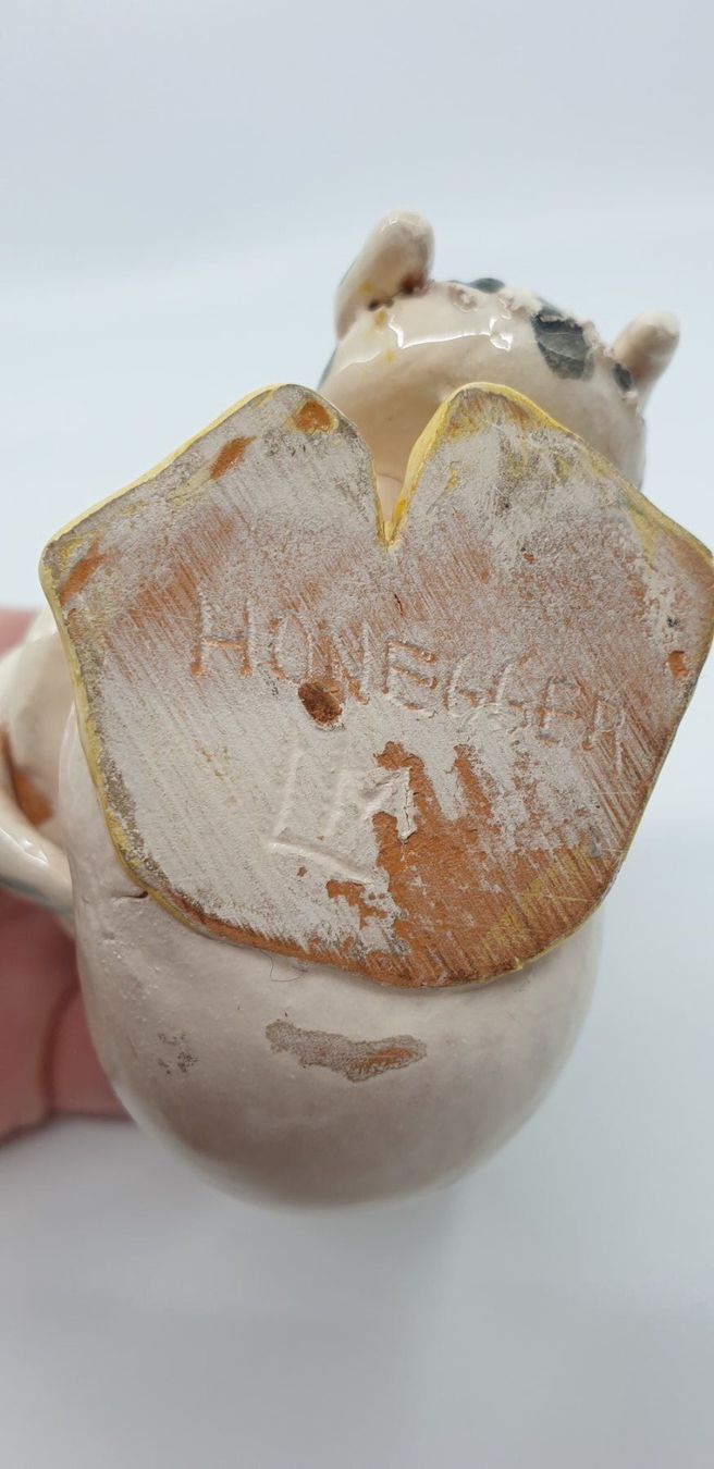Statuette: Keramik Ente signiert Honegger – Usato da Emmen venduto da magelan 4