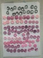 Konvolut Knöpfe pink verschiedene Formen und Grössen neu