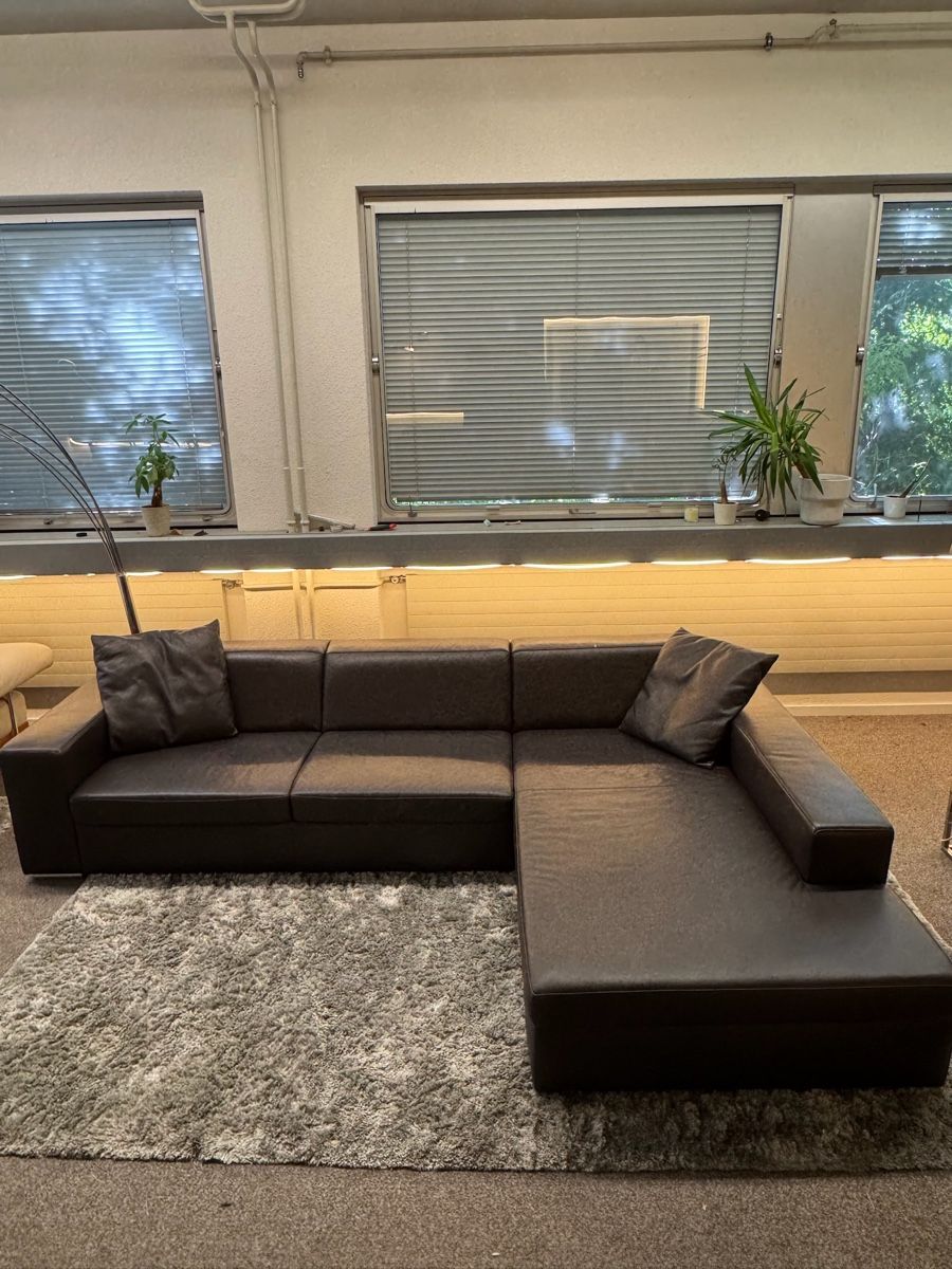 Divani: Ewald Schillig Pasmina-Ecksofa aus braunem leather – Usato da Fehraltorf venduto da Sofalab.swiss 7