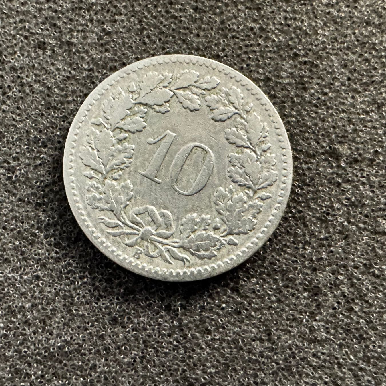 Tutti le monete: 10 Rappen Schweiz 1901 – Usato da Reitnau venduto da tb-muenzen 1